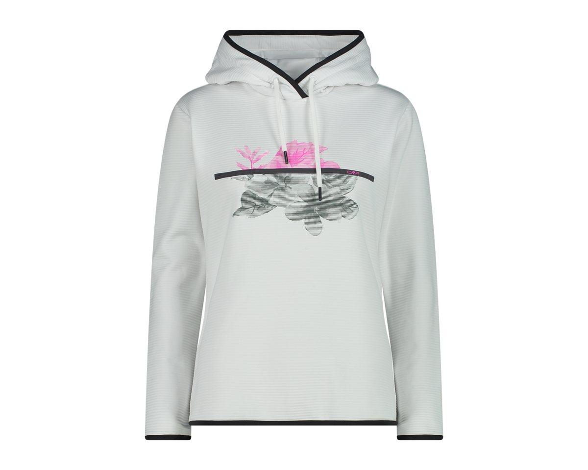 CMP Trainingskapuzenpullover Damen Stretch Performance Hoodie white von CMP