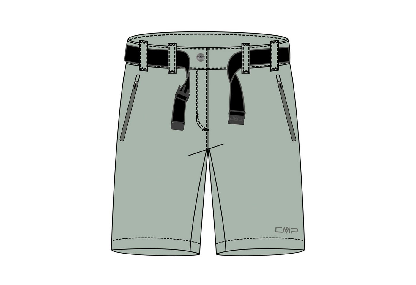 CMP Trainingsshorts CMP Mädchen Short Stretch Bermuda 3T51145 von CMP