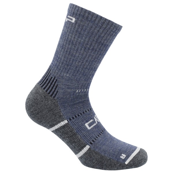 CMP - Trekking Sock Merinos - Wandersocken Gr 46-48 blau von CMP