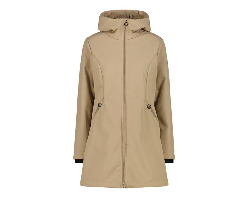 CMP Trekkingjacke WOMAN PARKA FIX HOOD COOKIE von CMP