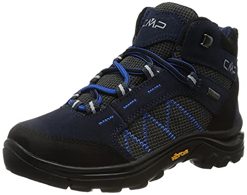 CMP Unisex Kinder 2.0 Schoen Kids Thiamat Mid 2 0 Trekking Shoe Wp, Black Blue, 34 EU von CMP