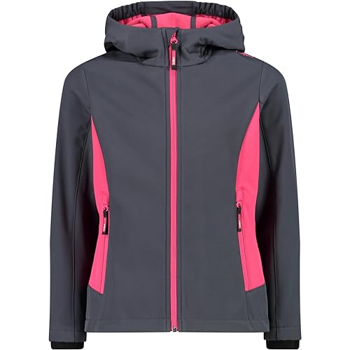 CMP - Kid G-Jacke mit fester Kapuze, Titan-Fuchsia, 164 von CMP