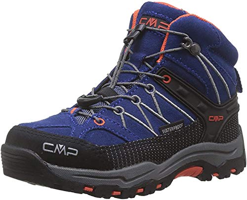 CMP Kids Rigel Mid Shoe Wp Trekking-& Wanderstiefel, Marine Tango, 31 EU von CMP