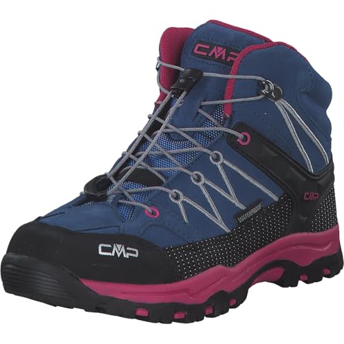 CMP Unisex Kinder Kids Rigel Mid Trekking Shoes Wp CMP - Kinder Rigel Mid Trekkingschuhe Wp, Ocean-Fuxia, 28, Ocean Fuchsia, 28 EU von CMP