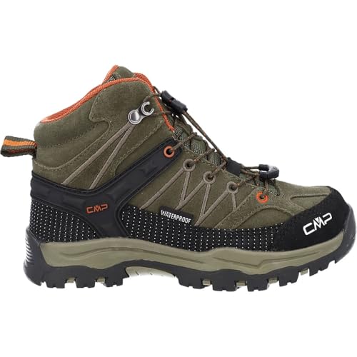 CMP Unisex Kinder Kids Rigel Mid Trekking Shoes Wp Wanderschuh, Olive Sage von CMP
