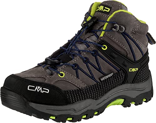 CMP Unisex Kinder Kids Rigel Mid Shoe Wp Trekking Wanderstiefel, Graffite Marine, 31 EU von CMP