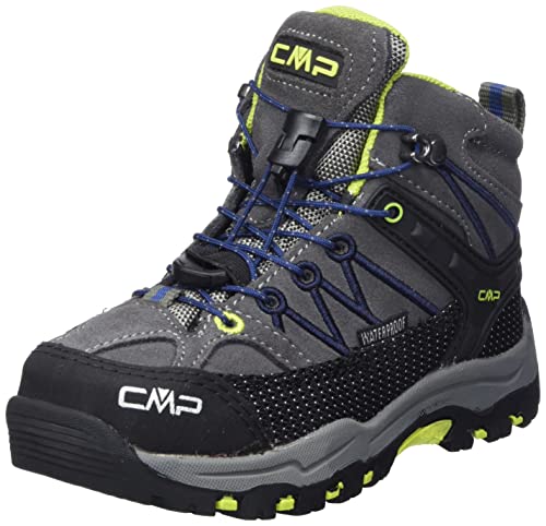 CMP Unisex Kinder Kids Rigel Mid Shoe Wp Trekking Wanderstiefel, Graffite Marine, 33 EU von CMP