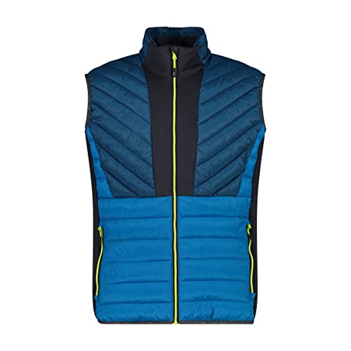 CMP Unlimitech Hybridweste mit Primaloft Wattierung für Herren, deep Lake,50 von CMP