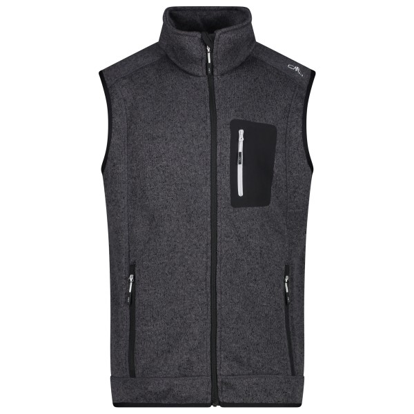 CMP - Vest Jacquard Knitted - Fleeceweste Gr 58 grau von CMP