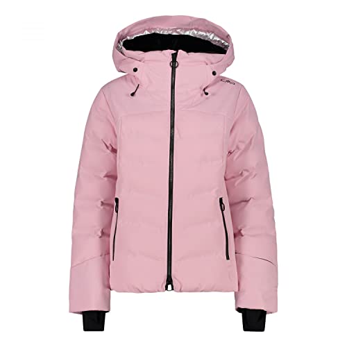 CMP W Jacket Fix Hood Xiii Pink - Wasserdichte atmungsaktive Damen Multifunktionsjacke, Größe 44 - Farbe Pink von CMP