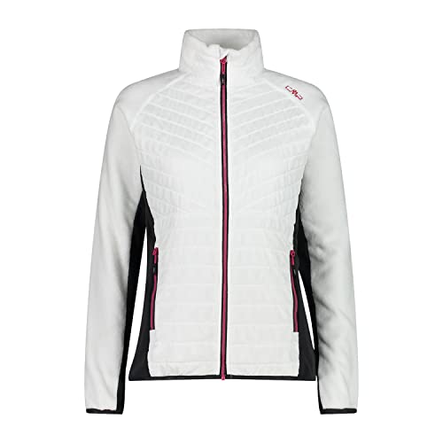 CMP W Jacket Hybrid Weiß, Damen Ponchos und Capes, Größe 42 - Farbe Bianco von CMP