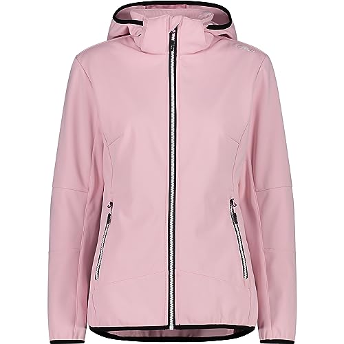 CMP Damen Hoodie Zip Jacke, pink, 36 von CMP