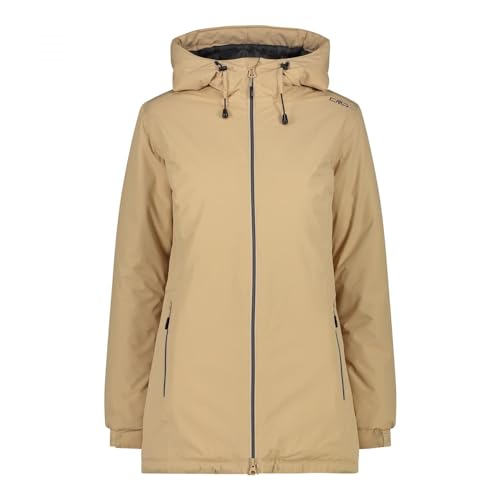 CMP Woman Jacket Long FIX Hood SESAMO - 40 von CMP