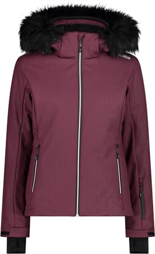 CMP WOMAN JACKET ZIP HOOD BURGUNDY - 40 von CMP