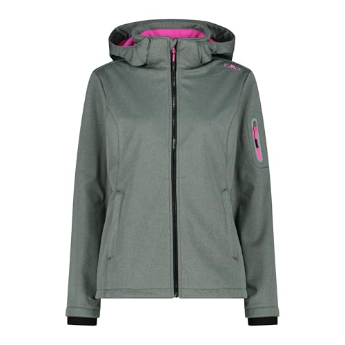 CMP WOMAN JACKET ZIP HOOD MINERAL MEL. - 38 von CMP