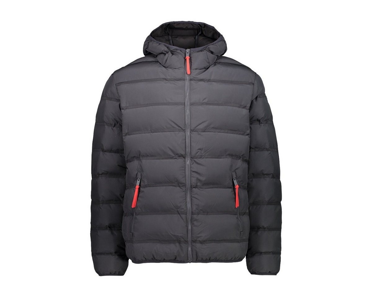 CMP Winterjacke (nahtlos, mit Wattierung und Kapuze) anthrazit Herren von CMP
