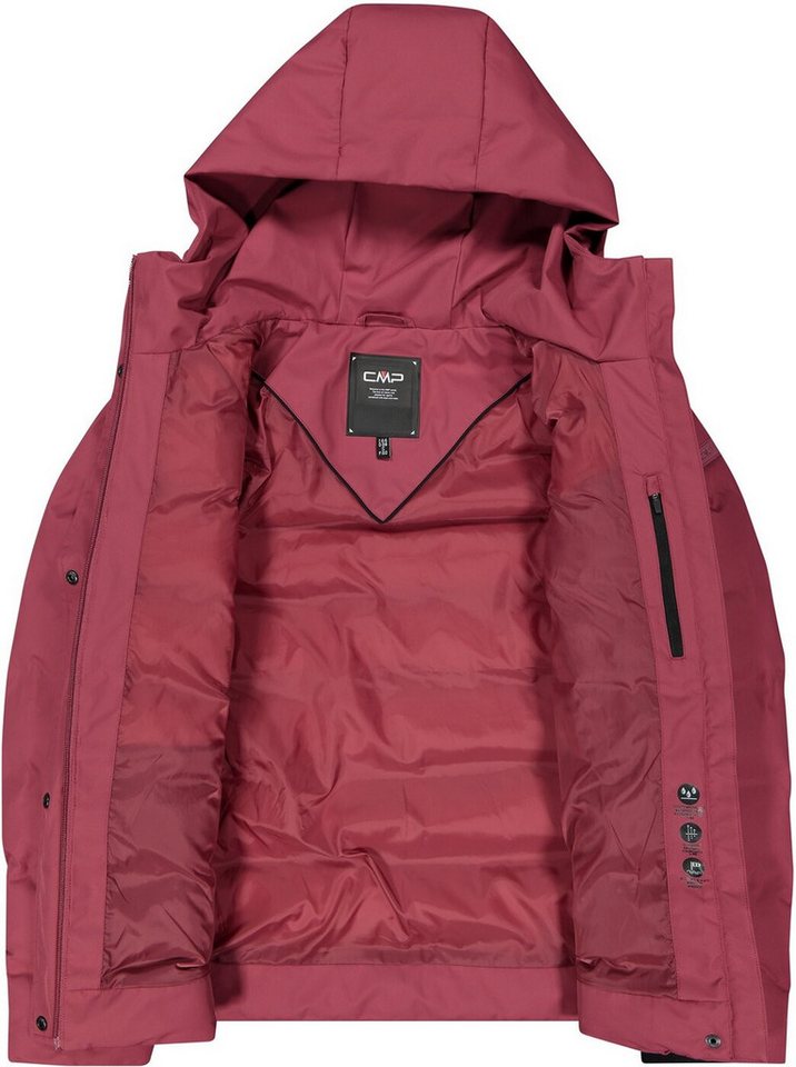 CMP Winterjacke WOMAN JACKET FIX HOOD PEONY von CMP