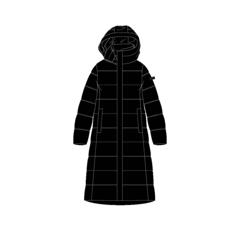 CMP Wintermantel CMP Damen Mantel Woman Long Fix Hood Coat 33K3706 von CMP