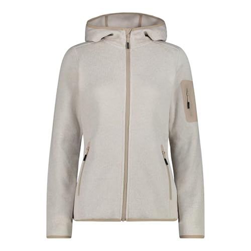 CMP Woman Jacket FIX Hood VANIGLIA-Bianco - 42 von CMP