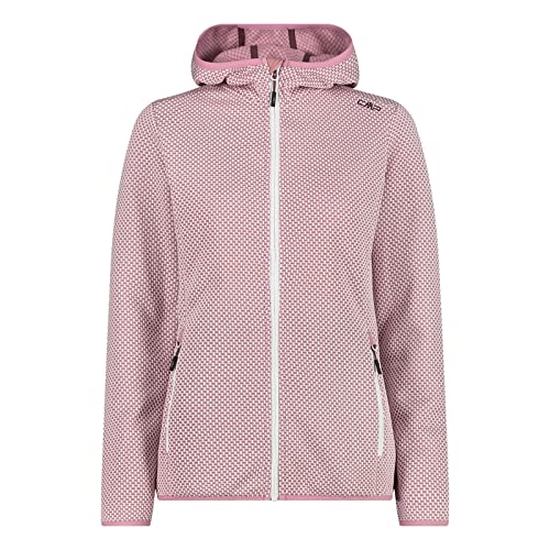 CMP Damen Hoodie Jacke, fard-bianco, 42 von CMP