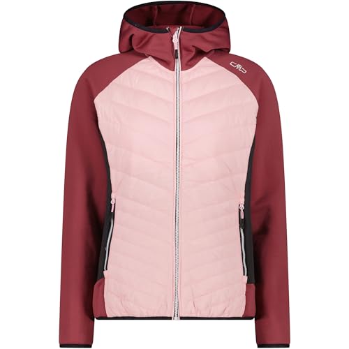 CMP Woman Jacket HYBRID FIX Hood Peony - 44 von CMP