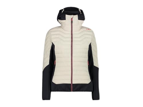 CMP Woman Jacket HYBRID FIX Hood VANIGLIA - 42 von CMP