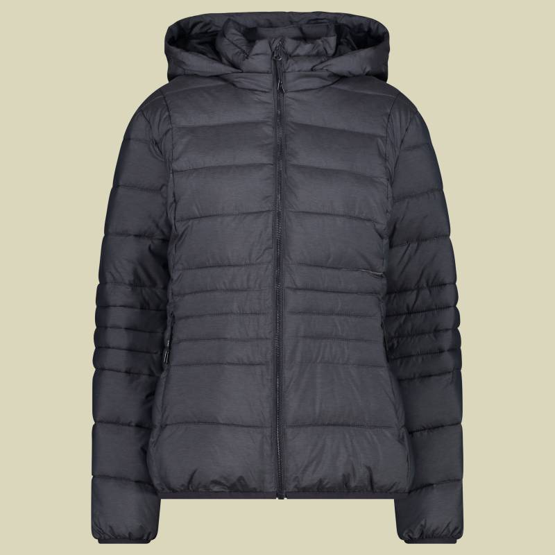 Woman Jacket Snaps Hood Ripstop Melange 33K1706M Größe 42 Farbe graffite melange von CMP