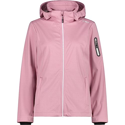 CMP Damen Light Melange Softshell Jacke, fard mel., 42 von CMP