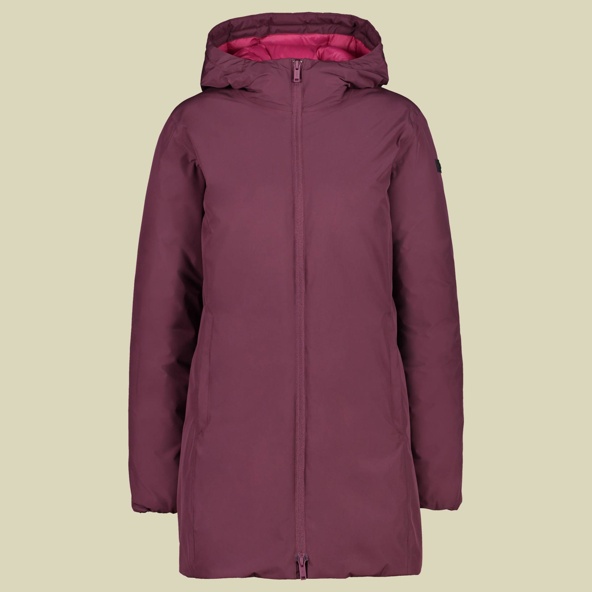 Woman Parka Fix Hood 30K3626 Größe 46 Farbe H910 prugnia von CMP