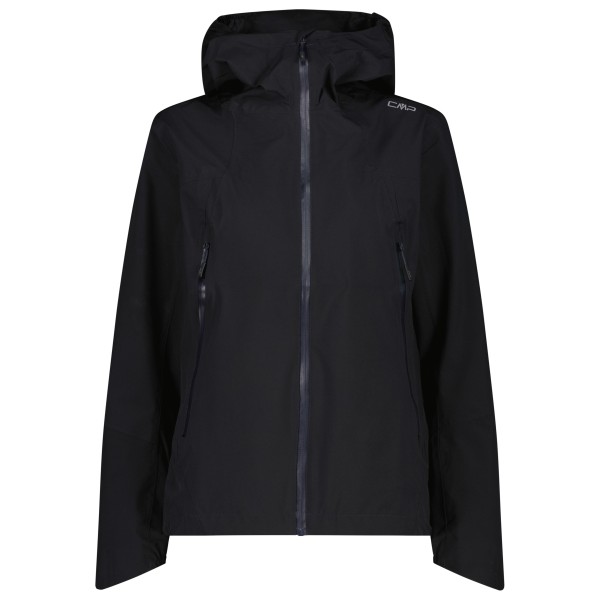 CMP - Women's 2 Layer Jacket Fix Hood - Regenjacke Gr 48 schwarz von CMP