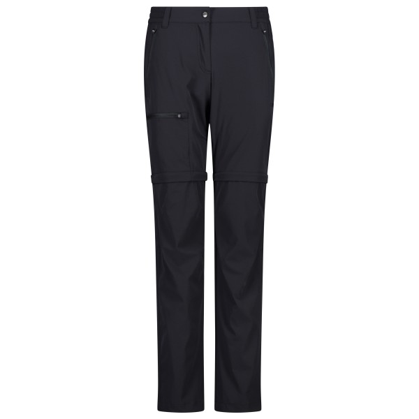 CMP - Women's 4-Way Stretch Zip Off Pant - Zip-Off-Hose Gr 46 schwarz von CMP