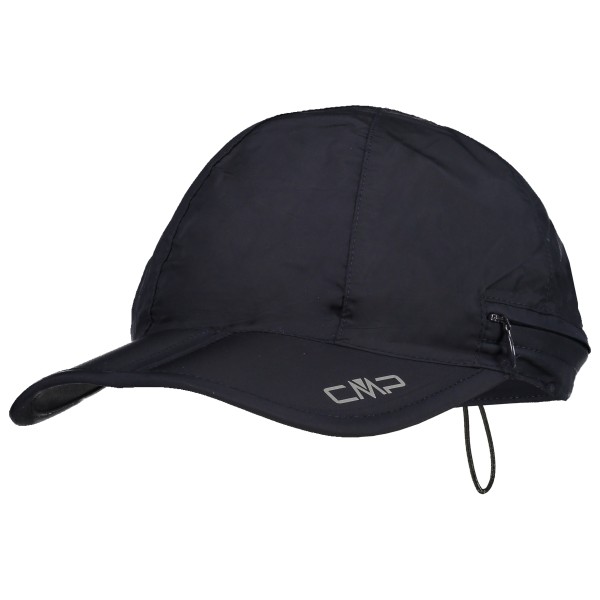 CMP - Women's Hat with Neck Protection - Cap Gr One Size blau/schwarz von CMP