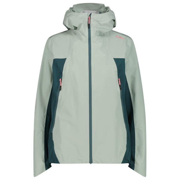 CMP - Women's Jacket Fix Hood 2 Layer - Regenjacke Gr 42 grau von CMP