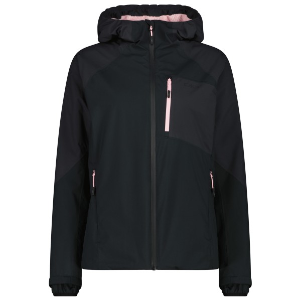 CMP - Women's Jacket Fix Hood 35Z2826 - Regenjacke Gr 40 schwarz von CMP