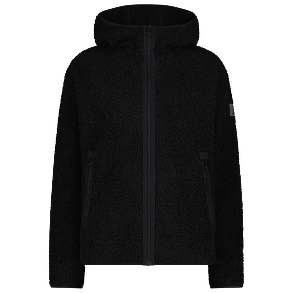 CMP - Women's  Jacket Fix Hood Bonded Teddy - Fleecejacke Gr 50 schwarz von CMP