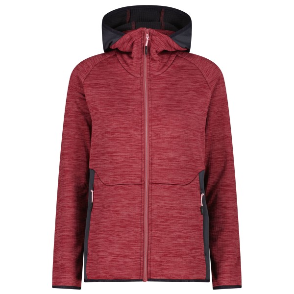 CMP - Women's Jacket Fix Hood - Fleecejacke Gr 38 rot von CMP