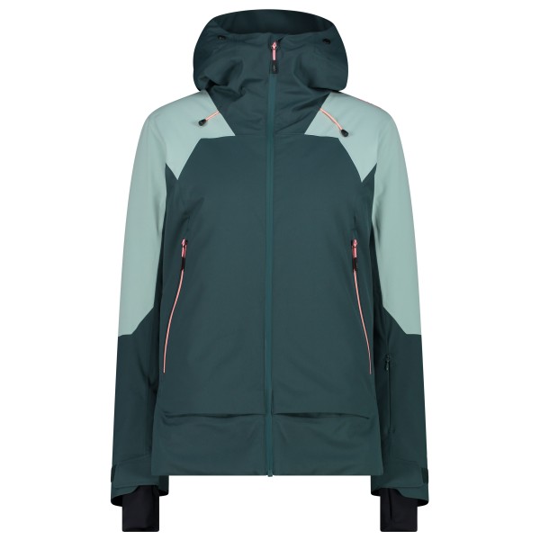 CMP - Women's Jacket Fix Hood Twill - Skijacke Gr 48 blau von CMP