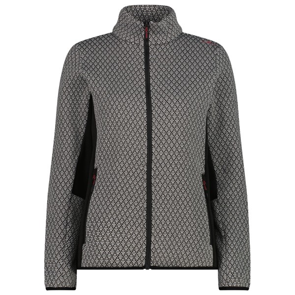 CMP - Women's Jacket Jacquard Knitted 35H1596 - Fleecejacke Gr 40 grau von CMP