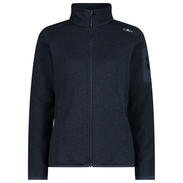 CMP - Women's Jacket Jacquard Knitted - Fleecejacke Gr 42 blau von CMP