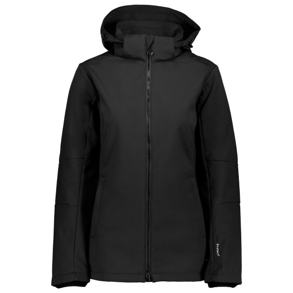 CMP - Women's Jacket Zip Hood Softshell - Softshelljacke Gr 48 schwarz von CMP