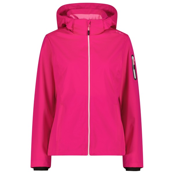 CMP - Women's Light Softshell Jacket Zip Hood - Softshelljacke Gr 42 rosa von CMP