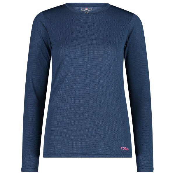 CMP - Women's Longsleeve T-Shirt - Funktionsshirt Gr 44 blau von CMP