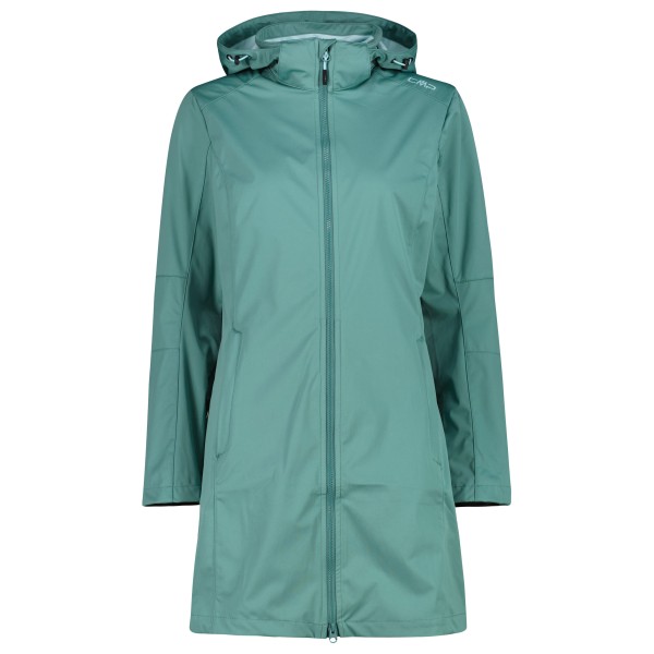 CMP - Women's Parka Zip Hood - Softshelljacke Gr 34 türkis von CMP