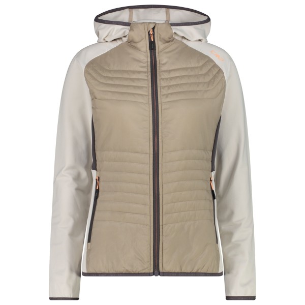 CMP - Women's Performance Jacket Fix Hood Hybrid - Kunstfaserjacke Gr 34 beige von CMP
