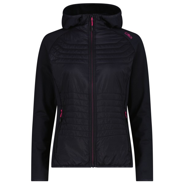 CMP - Women's Performance Jacket Fix Hood Hybrid - Kunstfaserjacke Gr 40 schwarz von CMP