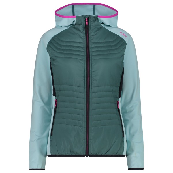 CMP - Women's Performance Jacket Fix Hood Hybrid - Kunstfaserjacke Gr 46 türkis/blau CMP - Women's Performance Jacket Fix Hood Hybrid - Kunstfaserjacke Gr 46 türkis/blau von CMP