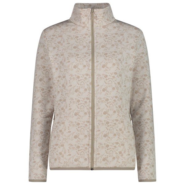 CMP - Women's Printed Stretch Jacket - Fleecejacke Gr 40 grau von CMP