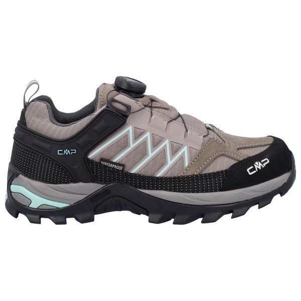 CMP - Women's Rigel Low Fitgo Trekking Shoes WP - Multisportschuhe Gr 38 schwarz/grau von CMP