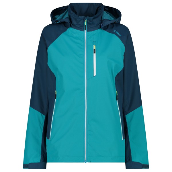CMP - Women's Ripstop Jacket Zip Hood - Regenjacke Gr 50 türkis von CMP
