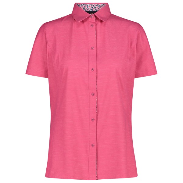 CMP - Women's Shirt Stretch Cotton - Bluse Gr 36 rosa von CMP